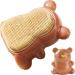 Bear Finger Nail Brush | Adorable Bear Soft Stiff Bristles Scrubber Creative Deep Clean Easy To Grasp Gentle Bristles Kids Nail Brush For Men Toes Brown - Buy Online on GoSupps.com