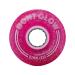 Bont Skates - Glow Light Up LED Quad Roller Skate Wheels - Luminous Recreational Street Outdoor Skating - 62x35mm 83A - Pack of 4 (Love Letter Pink)
