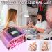 96W Rechargeable UV LED Nail Lamp Portable Cordless UV Light for Nails with LCD Display Auto Sensor (Purple) - Buy Online on GoSupps.com