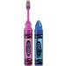 Crave Clean: GUM Crayola Kids' Travel Toothbrush with Antibacterial Bristles, Soft, Ages 4+, 2 Count - Buy Online on GoSupps.com