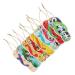 Ciieeo 1 Set Slipper Hanging Ornaments Beach Pendant Ornament Summer Ornaments Luau Party Summer Flipflop Hawaiian Decoration Summer Stuff Summer Beach Paper Banquet Rope The Banner