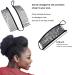 Black Large Banana Hair Clips Set - 40 Combs for Natural Curly Thick Hair, Stretch & Adjust, Comfy, Damage-Free, All-Day Hold - Ponytail Style - Buy Online on GoSupps.com