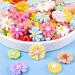 100Pcs Flower Daisy Slime Charms Set - Easter DIY Craft - Resin Jewelry Making Charms for Scrapbooking & Decoration - Buy Online on GoSupps.com