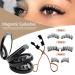 Reusable Magnetic Eyelashes Set - No Eyeliner Needed - Natural 3D Look - Black - Buy Online on GoSupps.com