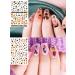 Kalolary Halloween Nail Art Stickers Decals 8 Sheets Self-Adhesive Nail Art Sticker Decals Pumpkin/Bat/Ghost/Witch/Skull Elements Nail Decorations for Halloween Party - Buy Online on GoSupps.com