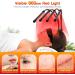 Mojimdo Red Light Therapy Lamp 660nm&850nm Infrared Light with Flexible Gooseneck Arm and Height-Adjustable Stand for Targeted Use on Face Body Knee Back - Ideal for Home Use - Buy Online on GoSupps.com