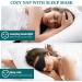 3D Sleep Mask for Men & Women | Light-Blocking Eye Mask for Travel & Sleep | Adjustable Soft Black Sleeping Mask - Buy Online on GoSupps.com