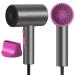 Hair Dryer Fast Drying 1800W Ionic Blow Dryer with Cool Button Compact Lightweight 360 Rotating Nozzle for Travel Home Salon 10 Million Negative Ions Gray Greeting Card