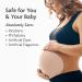 TriLASTIN Belly Masks for Pregnant Women | Hydrating Soothing & Stretch Mark Reducing - Safe & Paraben-Free - 1 Pack - Buy Online on GoSupps.com