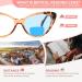 NOVIVON 4 Pack Bifocal Reading Glasses & Cat Eye Readers for Women - Blue Light Blocking Oversized Eyewear (5 Pairs 3.0 - Buy Online on GoSupps.com