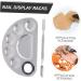 Beaupretty 1 Set Palette Nail Tools Nail Polish Makeup Set Non- Stick Paint Palettes Nail Art Display Board Makeup Spatula and Stainless Steel Silver Manicure Color Mixing Trays Mix 12.5X9.5X1.5CM Silver - Buy Online on GoSupps.com