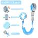Lyneun 2m Toddler Passel 360 Rotating Anti-Lost Wrist Leash & Carrier Straps for Children | Removable Outdoor Safety Line (Blue) - Buy Online on GoSupps.com