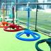 Sanwuta Ninja Monkey Bars - 6 Pack Trapeze Swing Bars for Obstacle Course Attachments - Fun Backyard Play Sets for Kids and Adults - Outdoor Ninja Rings and Wheels Included - Buy Online on GoSupps.com