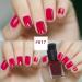 Jelly Nail Polish Clear Red Nail Polish Translucent Quick Dry & High Gloss Nail Varnish No Need Cure Gel Nail Polish Non Toxic Formula Milk Sheer Nail Paint DIY Home Manicure (6ml) GD017 - Buy Online on GoSupps.com