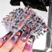 24 Sheets Halloween Nail Art Sticker Set - Self-Adhesive Skull Pumpkin and Bat Nail Art Decals for Manicure Design and Decoration - Buy Online on GoSupps.com