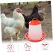 Happyyami House Bird Feeder 1 Set Feeder Chicken Waterer Chicken Water Dispenser Anti-Spatter Food Troughs Automatic Food Plate - Buy Online on GoSupps.com