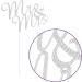 Ella Celebration Mrs Wedding Toppers Monogram Letters Decorations for Cakes (silver) Steel - Buy Online on GoSupps.com