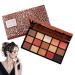 4 Eyeshadow Palette Long Lasting Blendable Warm Eye Shadows Makeup Kit Highly Pigmented Neutral Shades Rich Colors with Velvety Texture for 4 Pcs 3