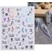 Summer Ocean Nail Art Stickers - 6 Sheets Tropical Palm Tree Decals for Women, Kids, Girls - Self-Adhesive 3D Seashell, Mermaid, Fish Designs - Acrylic Nail Decoration - Buy Online on GoSupps.com