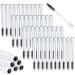80-Piece TUZAZO Mascara Wand Tube Set with Diamond Empty Eyelash Brush Tubes (Black Lash Style) - Makeup Tools for Lash Extension - Buy Online on GoSupps.com