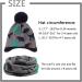 XIAOHAWANG Knitted Baby Hat with Pompom | Winter Warm Boys Girls Beanie | Fleece Lining Toddler Kids Hat | Gray Dinosaur Hat+Scarf | 4-7 Years - Buy Online on GoSupps.com