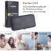 FIXBODY Manicure Pedicure Set - 15 Piece Nail Clippers Toenail Kit with Cuticle Remover in Black Leather Case - Perfect Gift for Men and Women - Buy Online on GoSupps.com