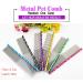 Meetory Stainless Steel Pet Comb | Dog Grooming Comb with Rounded Teeth for Large, Medium, Small Dogs & Cats - 16cm - Buy Online on GoSupps.com