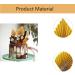 8 Pcs Gold Cake Topper Decorations Gold Palm Leaf Cake Toppers With Gold Cake Insert Decoration cake decorations for Birthday Party WeddingValentine's Day Baby Shower Diy - Buy Online on GoSupps.com