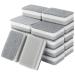 korvre Heavy Duty Scrub Sponges Dual-Sided Dishwashing Sponge for Kitchen Multi-Use Deep Cleaning Scrub Sponge Gray 20 Pcs