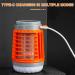 Mosquito Zapper Mosquito Killer Light Mosquito Lamp Electric Fly Killer Rechargeable Solar Mosquito Killer Lamp Indoor Outdoor Portable(Color:Orange) - Buy Online on GoSupps.com