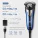 YOHOOLYO Electric Razor for Men - Waterproof Rotary Shaver, USB Rechargeable with Pop-Up Trimmer - Buy Online on GoSupps.com