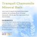 Aura Cacia Tranquil Chamomile Mineral Bath 454g (16 oz.) | GC/MS Tested for Purity - Buy Online on GoSupps.com