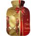 Shop KCLDECI 2L Hot Water Bottle with Cover Christmas Balls & Stars for Pain Relief Foot Warmer Heat & Cold Therapy - Buy Online on GoSupps.com