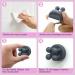 OSORD 8PCS Adhesive Hooks for Bathroom & Kitchen | No Drilling Toothbrush & Razor Holder Towel Clamps Key Hooks - Black - Buy Online on GoSupps.com