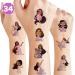 Encanto Isabella Birthday Party Supplies - 34Pcs Temporary Tattoos, Skin Safe Fake Tattoo Stickers for Gifts - Add Magic to Your Look! - Buy Online on GoSupps.com
