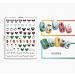 Christmas Nail Stickers - 10 Sheets Cartoon Art Decals for Kids | Self-Adhesive Nail Decoration Supplies - Buy Online on GoSupps.com
