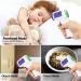 Medical Grade No-Touch Forehead Thermometer for Adults and Kids - 1 Sec Reading, 3-in-1, Fever Alarm, Mute Mode, FDA Certified - Purple - Buy Online on GoSupps.com