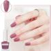Pink Nail Polish Varnish Quick Dry Shimmering Purple Glitter Nail Gel Mermaid Long Lasting Nail Polish Breathable Nail Polish No Need Cure Chip-Resistant Nail Varnish DIY at Home Manicure - Buy Online on GoSupps.com
