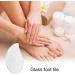 Heel Scrubber Clear Glass Foot File Pedicure Helper - Clear in-Shower Foot Scrubber Callus Remover Pedicure Foot File for Smoothing Feet Dead Skin Big Magatama - Buy Online on GoSupps.com