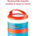 Whiskware Captain America Snack Cups for Kids | 3 Stackable Containers for School and Travel - Buy Online on GoSupps.com