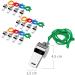 Buy Schramm Pack of 24 Metal Whistles - Perfect for Football Referees & Sport Events | International Shipping Available - Buy Online on GoSupps.com