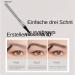 Thin eyebrow pencil eyebrow pencil defining pencil 2 points waterproof waterproof eyebrow pencil eyebrow pencil brown liner eyebrow pencil eyebrow pencil waterproof 1 piece 1er Pack - Buy Online on GoSupps.com