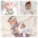 4-Pack Cotton Pacifier Chain & Clips for Boys & Girls - Brown Teat Strap & Bib Accessory - Buy Online on GoSupps.com