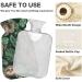 Naanle Palm Leaves Sloth Hot Water Bottle 1L - Transparent Warm Head Hand & Feet Warmer for Pain Relief & Therapy - Buy Online on GoSupps.com