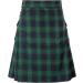 Buy Stylish Red Checked Scottish Kilt - Men's Traditional High Waist Short Skirt | Retro Patchwork Design - Z11301-Green L - Buy Online on GoSupps.com