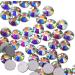 Jollin crystals flat back street stones glass glittering stones nail art gemstones round diamond gems crystal off ss12 1440pcs crystal from ss12 1440pcs