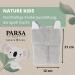 Parsa Beauty Nature Kids Haarturban with Koala Ears | Eco-Friendly Oeko-Tex Microfiber Hair Towel for Quick Gentle Drying - Buy Online on GoSupps.com