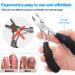 Toe Nail Clipper for Thick or Ingrown Toenails Heavy Duty Toe Nail Clippers Toenails Trimmer Professional Ergonomic Toenail Clippers with Surgical Stainless Steel Sharp Blades - Buy Online on GoSupps.com