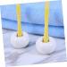 CABILOCK 9 Pack Porcelain Toothbrush Holder for Kids | Cute & Creative Mini Base | White Children's Toothbrush Stand - Buy Online on GoSupps.com
