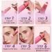 HERBENJOY Liquid Blush Beauty Wand Cream Blush - Long Lasting & Lightweight | Cheek Makeup with Cushion Applicator (03) - 1 ml - Buy Online on GoSupps.com